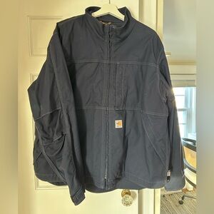 Carhartt Flame Resistant Men's Navy Blue Jacket